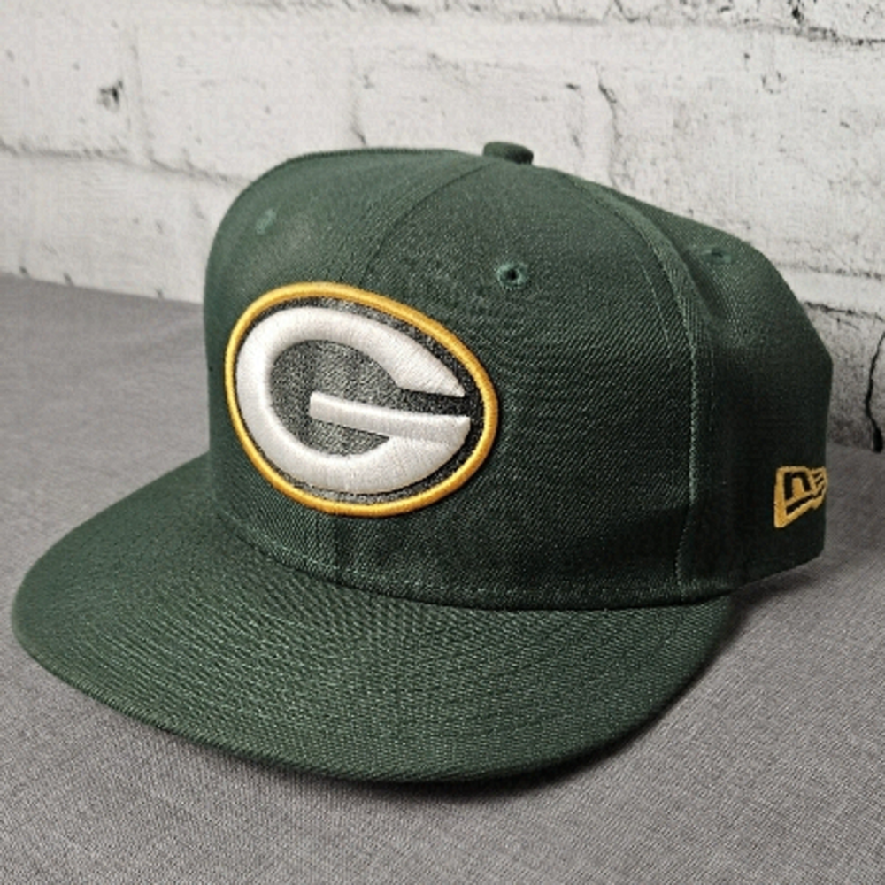 Green Bay Packers New Era 59FIFTY Fitted Cap Size 7 1/8 NFL Hat